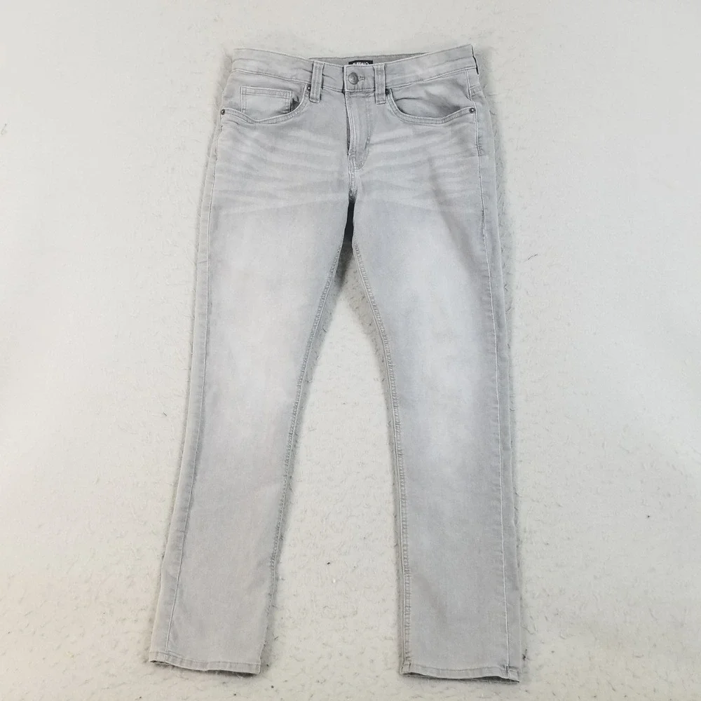 Buffalo Jeans Men 32x32 Gray David Bitton Slim Fit Stretch Denim Pants